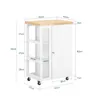 A diagram showing the dimensions of a kitchen cart. Produktbild-Vorschau
