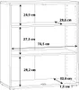 Türen-Kommode Tempra2 weiß 73,7 cm Produktbild-Vorschau 4