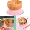 Intirilife Baby Bambusschalen-Set Bambusschüssel mit Produktbild-Vorschau 1