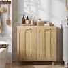 Panier à linge basculant avec panier amovible, en chêne Voir les images du produit 4