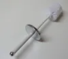 Ersatz WC Bürste Silber - Weiß Klobürste Toilettenbürste Produktbild-Vorschau 1