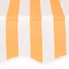 vidaXL Marquise rétractable Manuelle 100 cm Orange/Blanc Voir les images du produit 3