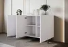 Třídveřová komoda PHUKET 120 cm, příborník MDF čelo, měkké Náhled obrázku produktu 4