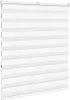 vidaXL Doppelrollo Weiß 120x150 cm Stoffbreite 115,9 cm Produktbild-Vorschau 3