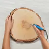 Grande disco di legno da 30 cm, 1 pezzo, per decorazioni in Anteprima dell’immagine prodotto 7