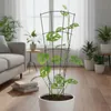 Relaxdays Supporto per piante in metallo, set da 4 pezzi, Anteprima dell’immagine prodotto 3