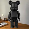 Medveď Bearbrick 400% figúrka do interiéru 28cm čierna Náhľad obrázku produktu 5