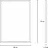 A diagram showing the dimensions of a mirror. Anteprima dell’immagine prodotto