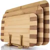 3-teiliges Schneidebrett Set aus Bambus Holz – Groß, Produktbild-Vorschau 1