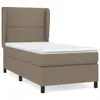 Boxspringbett mit Matratze Taupe 90x190 cm Stoff Produktbild-Vorschau 1
