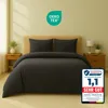 Komfortec Premium Bettwäsche 200x200 cm Bettbezug + 40x80 Produktbild-Vorschau 1