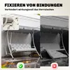 Outsunny 3 Sitzer Bankauflage 150x98x8 cm Bankkissen mit Produktbild-Vorschau 6