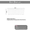 Kurzgardine Weiß Pompom Bistro Gardine Leinen-Optik Produktbild-Vorschau 7