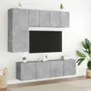 vidaXL TV-Wandschränke 2 Stk. Betongrau 60x30x41 cm Produktbild-Vorschau 3