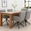Drehstuhl Kyra Hellgrau, B60xH90,5xT66 cm, Sitzhöhe 48 cm, Produktbild-Vorschau 3