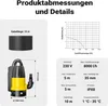 Schmutzwasserpumpe 8000 l/h 400 W, max. Förderhöhe 5 m, Produktbild-Vorschau 3