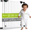 BOMI® Türschutzgitter Ohne Bohren 63-251 cm | 90° Produktbild-Vorschau 1