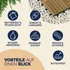 CASARIA Holzfliesen FSC®-zertifiziertes Akazienholz 4 m² Produktbild-Vorschau 6
