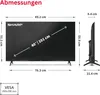Sharp 40HE3745E QLED Fernseher 40 Zoll Smart TV powered by Produktbild-Vorschau 3