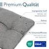Beautissu Outdoor Loungekissen Beauflair, 70x40cm, Hellgrau Produktbild-Vorschau 5