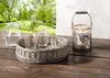 Panier à plateaux en osier Shabby Look gris rond - plateau Voir les images du produit 5