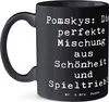 Mr. & Mrs. Panda Kaffeebecher Spruch Pomsky Perfektion - Produktbild-Vorschau 2