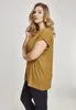 Urban Classics Kurzarm-T-Shirt für Frauen Slipout senf 5XL Produktbild-Vorschau 23
