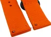 Minott Uhrenarmband orange Textil Metallschlaufen Produktbild-Vorschau 3