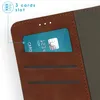 imoshion Entfernbare 2-1 Luxus Klapphülle iPhone 15 - Braun Produktbild-Vorschau 5