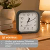 Analógové budíky bez tikotavého zvuku, tiché cestovné Náhľad obrázku produktu 5