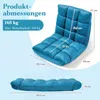 Fauteuil de sol COSTWAY avec dossier, fauteuil de sol, Voir les images du produit 3