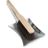 1 Set Kehrgarnitur Metallset Kehrschaufel mit Metallgriff Produktbild-Vorschau 1