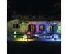 A house with a swimming pool decorated with colorful LED lights at night. Náhled obrázku produktu