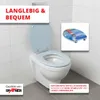 Grafner WC Sitz aus MDF stabile Qualität Blue Whirl mit Produktbild-Vorschau 6