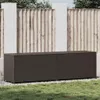 vidaXL Zahradní box z polyratanu 200x50x60 cm hnědý Náhled obrázku produktu 1