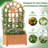 Jardinière COSTWAY avec treillis, jardinière d'extérieur Voir les images du produit 5