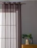 2er-Pack Ösen Gardinen Transparent Vorhang Set Wohnzimmer Produktbild-Vorschau 3