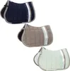 Three horse saddle pads in different colors are displayed against a white background. Produktbild-Vorschau