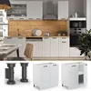 Küchenunterschrank Vicco Fame-Line Weiß Landhaus/Weiß 80 cm Produktbild-Vorschau 4