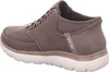 A side view of a brown Skechers slip-on shoe. Náhled obrázku produktu