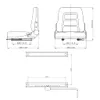vidaXL Sedile per carrelli elevatori e trattori Schienale Anteprima dell’immagine prodotto 10
