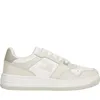 A side view of a single beige and white Tommy Hilfiger sneaker. Náhled obrázku produktu
