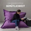 Lumaland XXL Microvelours Sitzsack - 380L - 140 x 180 cm - Produktbild-Vorschau 5