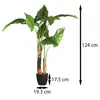 Sztuczna roślina w donicy BANANOWIEC, 132 cm Podgląd zdjęcia produktu 13