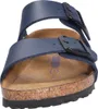 Birkenstock Klassische Pantoletten Arizona BF WB Blau Damen Produktbild-Vorschau 7