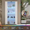 Merax Vitrinenschrank mit LED Beleuchtung, Glasvitrine mit Produktbild-Vorschau 7