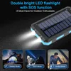 Solar Powerbank 30000mAh mit 2 Outputs, LED Licht, Solar Produktbild-Vorschau 5