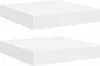 Półki Ścienne, 2 Szt., Białe, 23 X 23,5 X 3,8 Cm, Mdf Podgląd zdjęcia produktu 1