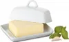 Porcelanowa maselniczka biała 16x13x6 cm Podgląd zdjęcia produktu 1