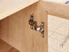 BELIANI Sideboard Heller Holzfarton Schwarze Metallbeine Produktbild-Vorschau 9